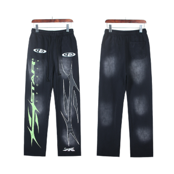 Hellstar Distressed Terry Cloth High Street Retro Sweatpants